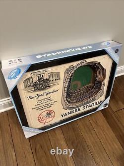 New York Yankees Stadium View Wall Art 3-D Perfect For Man Cave