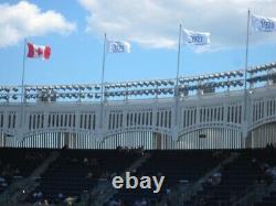 New York Yankees Stadium-used 1950 Champs Flag Dimaggio Berra Jeter