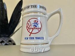 New York Yankees Team of the Century World Series Stein Babe Ruth Yankee Stadium