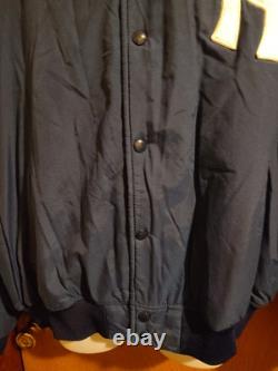 New York Yankees Topps Stadium Club Rare Full Button Swingster Lined Jacket XL