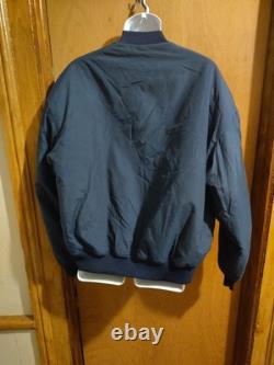 New York Yankees Topps Stadium Club Rare Full Button Swingster Lined Jacket XL