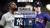 New York Yankees Vs Houston Astros Highlights Alcs Game 2
