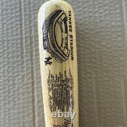 New York Yankees Yankee Stadium Commemorative Souvenir Baseball Bat LE