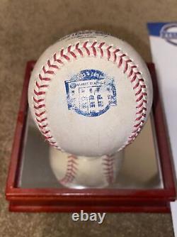 New York Yankees Yankee Stadium Final Season Game Used Baseball MLB Auth Steiner