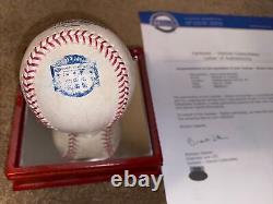 New York Yankees Yankee Stadium Final Season Game Used Baseball MLB Auth Steiner