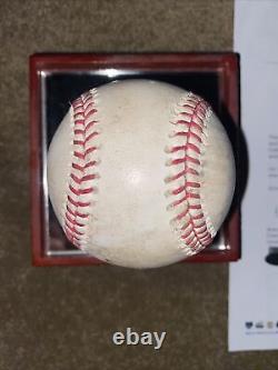 New York Yankees Yankee Stadium Final Season Game Used Baseball MLB Auth Steiner