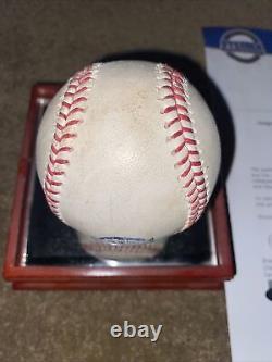 New York Yankees Yankee Stadium Final Season Game Used Baseball MLB Auth Steiner