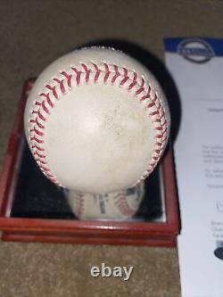 New York Yankees Yankee Stadium Final Season Game Used Baseball MLB Auth Steiner