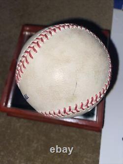 New York Yankees Yankee Stadium Final Season Game Used Baseball MLB Auth Steiner