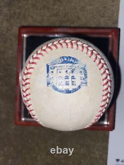 New York Yankees Yankee Stadium Final Season Game Used Baseball MLB Auth Steiner