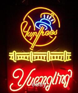 New York Yankees Yuengling Beer Stadium Neon Sign Light Lamp 32x24
