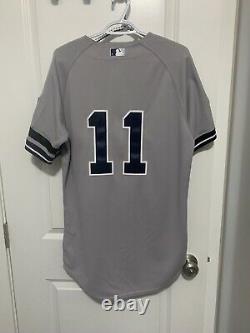 New York Yankees authentic jersey with Yankee Stadium patches, Brett Gardner