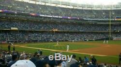 New York Yankees vs Seattle Mariners 5/9/19 FIELD LEVEL SEATS