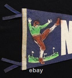 New York Yanks Football 1950 Felt Pennant RARE Color Variant AAFC Yankee Stadium