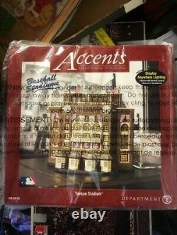 New in Box! Department 56 Yankee Stadium Accents Display Lighting