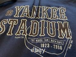 Nike New York Yankees Vintage 2008 Stadium Hoodie Navy XXL 2XL Rare Jeter Judge