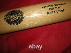 Ny Yankees Bat Day 2009 Inaugural Season Bat Day Sunday May 17, 2009 Sga
