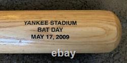 Ny Yankees Bat Day Sga 2009 Inaugural Season World Series Louisville Slugger