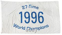 Ny Yankees Game Used World Champions 1996 Stadium Flown Pennant Flag Sign Banner