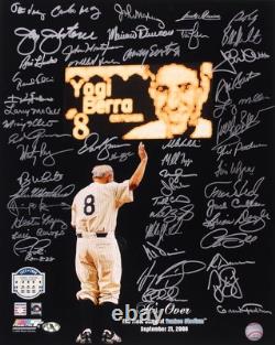 OLD YANKEE STADIUM FINAL GAME YOGI BERRA 16x20 PHOTO MULTI SIGNED BY 50+ PLAYERS