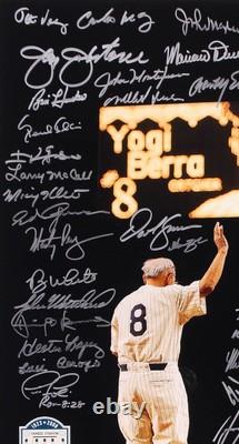 OLD YANKEE STADIUM FINAL GAME YOGI BERRA 16x20 PHOTO MULTI SIGNED BY 50+ PLAYERS