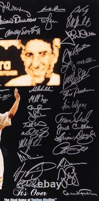 OLD YANKEE STADIUM FINAL GAME YOGI BERRA 16x20 PHOTO MULTI SIGNED BY 50+ PLAYERS