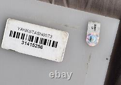 OLD YANKEE STADIUM GAME USED WOMEN + ARROW 9x34 PLASTIC SIGN MLB & STEINER COA
