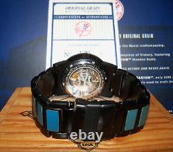 ORIGINAL GRAIN 1923 YANKEE STADIUM SEAT WATCH #120/150! Jeter Mantle Mattingly