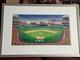 Original N. Y. Yankees Watercolor Stadium. Artist Michael J. Leu. Matted Framed