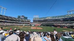 Oakland A's Game Used Stadium Dirt Final Game vs New York Yankees 9/22/24