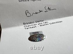 Old Yankee Stadium Game Used Blue Tier Reserve 24 A-x Plate Mlb & Steiner Coa