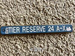 Old Yankee Stadium Game Used Blue Tier Reserve 24 A-x Plate Mlb & Steiner Coa