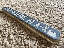 Old Yankee Stadium Game Used Blue Tier Reserve 24 A-x Plate Mlb & Steiner Coa