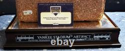Old Yankee Stadium Monument Park Brick With Display Case and Steiner Cert