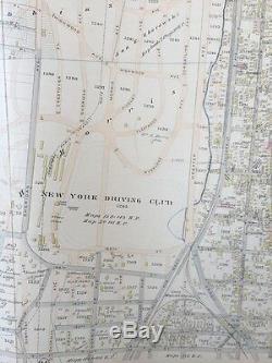 Orig 1885 Bronx New York Driving Future Home Of Yankee Stadium Club Atlas Map