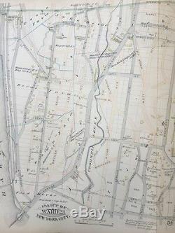 Orig 1885 Bronx New York Driving Future Home Of Yankee Stadium Club Atlas Map