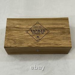 Original Grain 1923-2008 New York Yankees Stadium Seat Wood LE Jewelry Watch Box