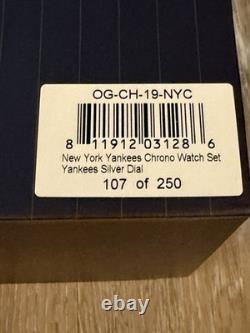 Original Grain Yankees Stadium Seats Limited Edition Chrono Watch NY Yankees