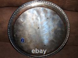 Original NY Yankee Players gift 1973 silver tray 50th Anniv. Stadium 12 RARE