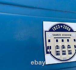 Original NY Yankees Stadium Seat Bottom 19 inch w Last Season Plaque & MLB Holo