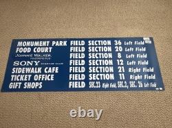 Original New York Yankee Stadium Used Monument Park Sign Steiner Sports History Original New York Yankee Stadium Used Monument Park Sign Steiner Sports History
