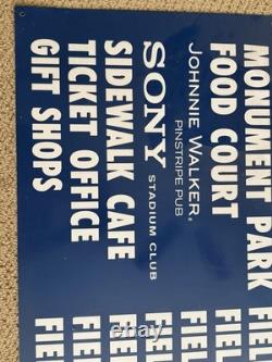 Original New York Yankee Stadium Used Monument Park Sign Steiner Sports History