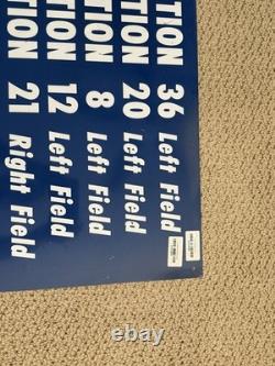 Original New York Yankee Stadium Used Monument Park Sign Steiner Sports History