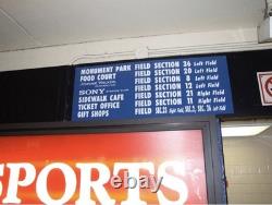 Original New York Yankee Stadium Used Monument Park Sign Steiner Sports History