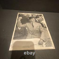 Original Photo Mayor Jimmy Walker New York Opening Day Yankee Stadium Pitch 1928