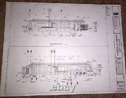 Original Yankee Stadium Blueprint New York Yankees -Ruth Gehrig -Mantle -Jeter