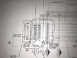 Original Yankee Stadium Blueprint New York Yankees -Ruth Gehrig -Mantle -Jeter