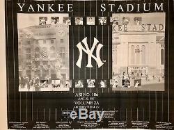 Original Yankee Stadium Blueprint New York Yankees -Ruth Gehrig -Mantle -Jeter