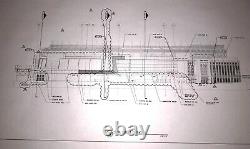 Original Yankee Stadium Blueprint New York Yankees -Ruth Gehrig -Mantle -Jeter