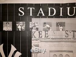 Original Yankee Stadium Blueprint New York Yankees -Ruth Gehrig -Mantle -Jeter